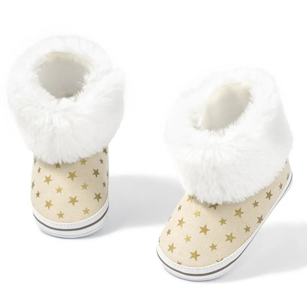 Warm Winter Anti-Slip Sole Indoor Toddler Baby Boots Wholesale-JZ Baby
