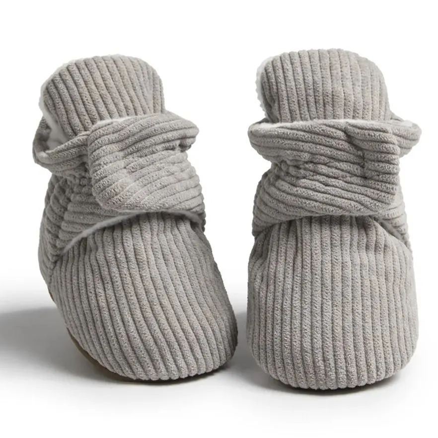 Winter Hook & Loop Cotton Sole Baby Socks Wholesale-JZ Baby