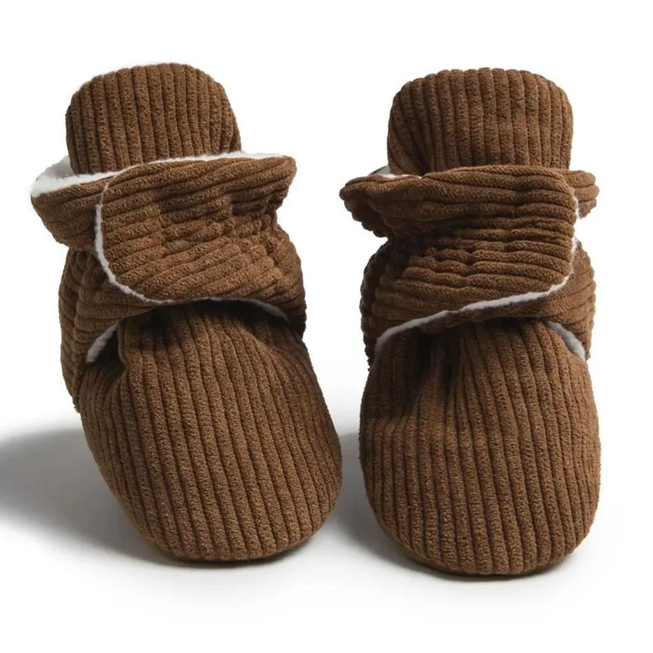 Winter Hook & Loop Cotton Sole Baby Socks Wholesale-JZ Baby
