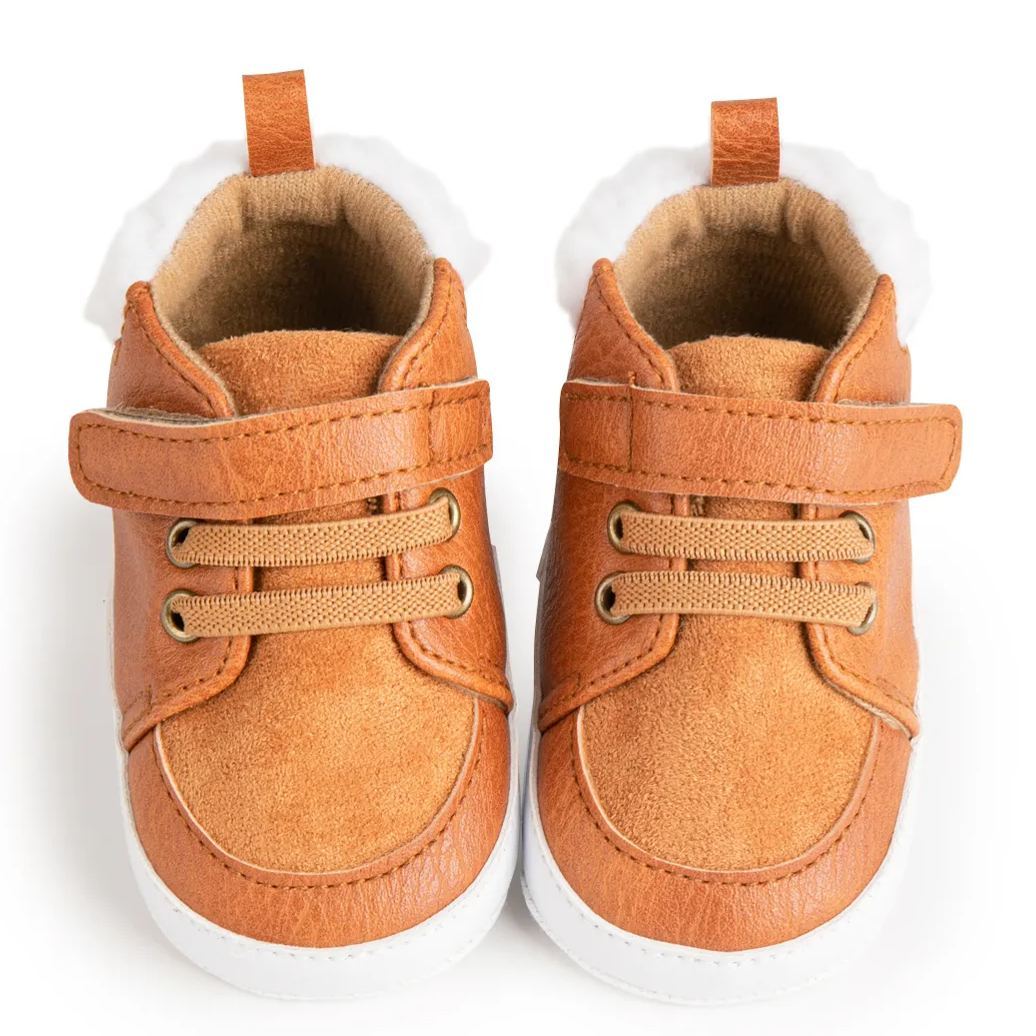 Indoor Leather Baby Toddler Boy Casual Shoes Wholesale-JZ Baby