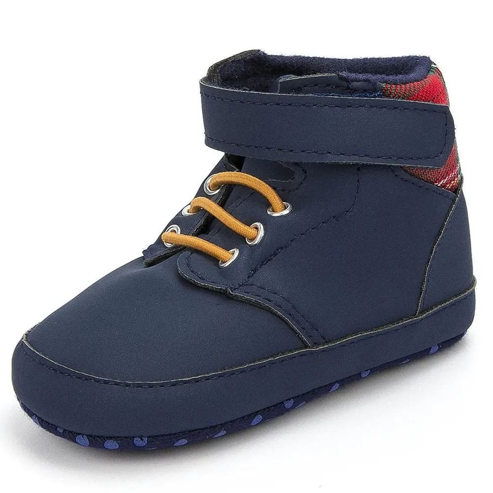 OEM | Blue Toddler Boy Winter Ankle Infant Baby Boots-JZ Baby