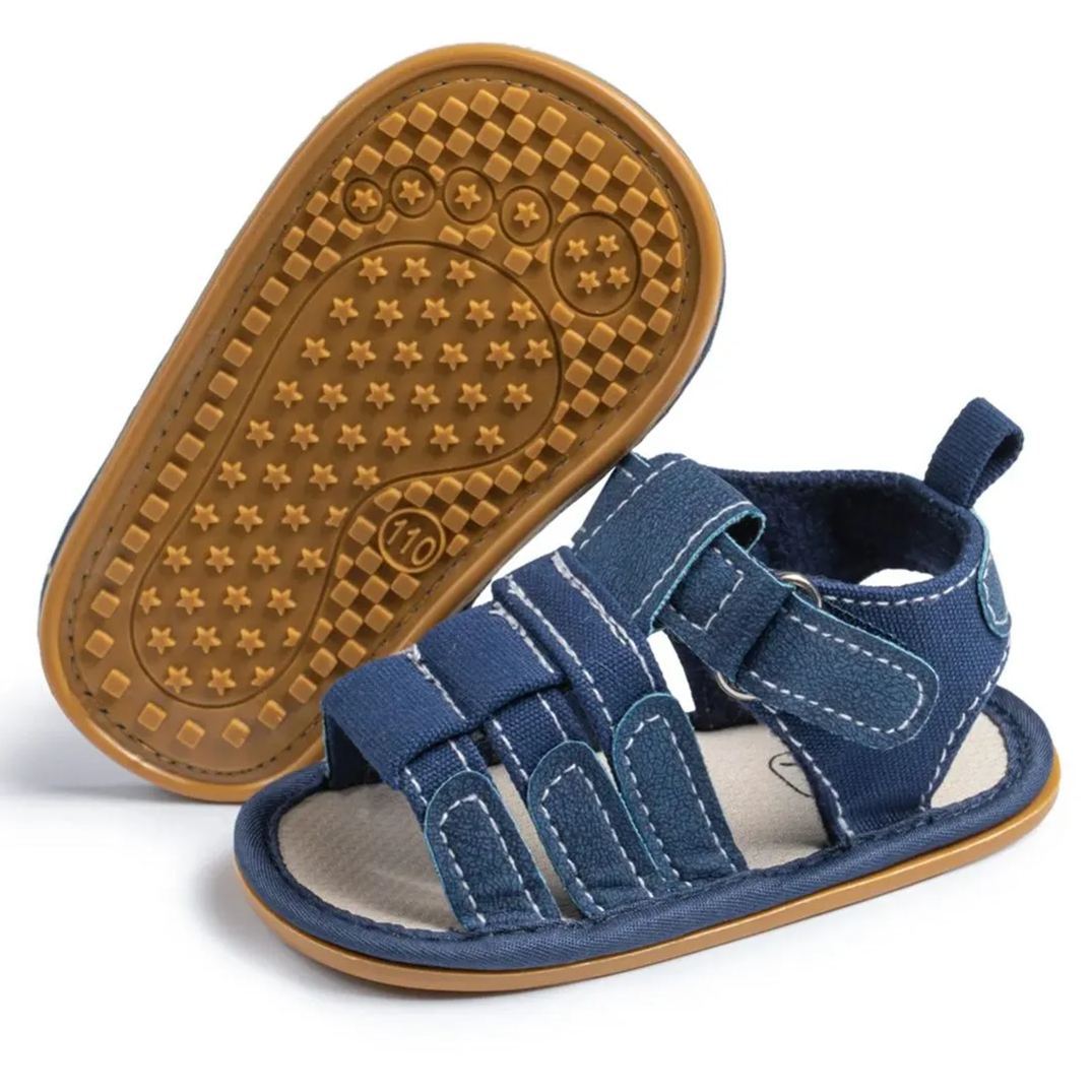 Wholesale Infant Summer Canvas Baby Boy Sandals Wholesale-JZ Baby