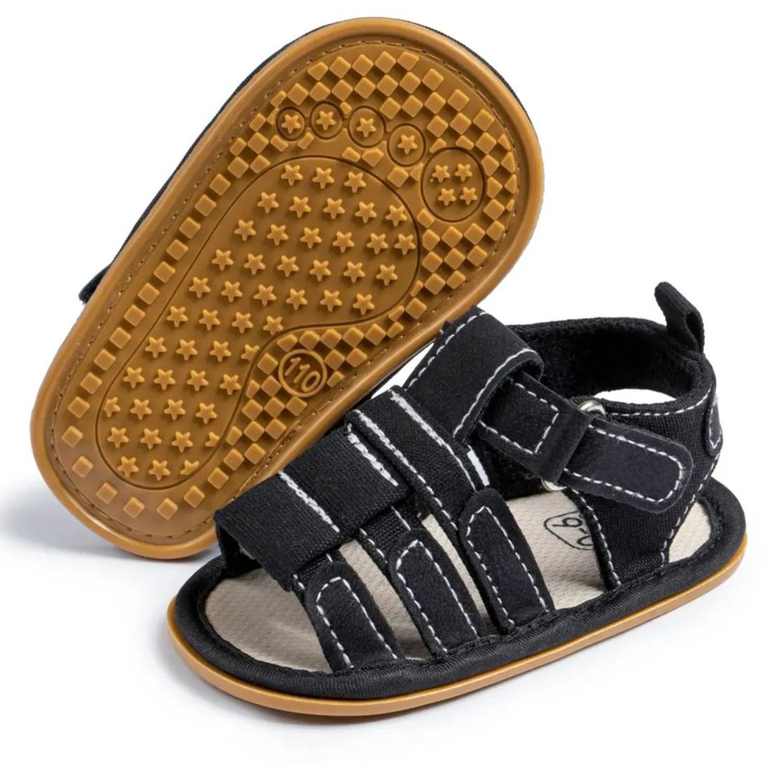 Wholesale Infant Summer Canvas Baby Boy Sandals Wholesale-JZ Baby