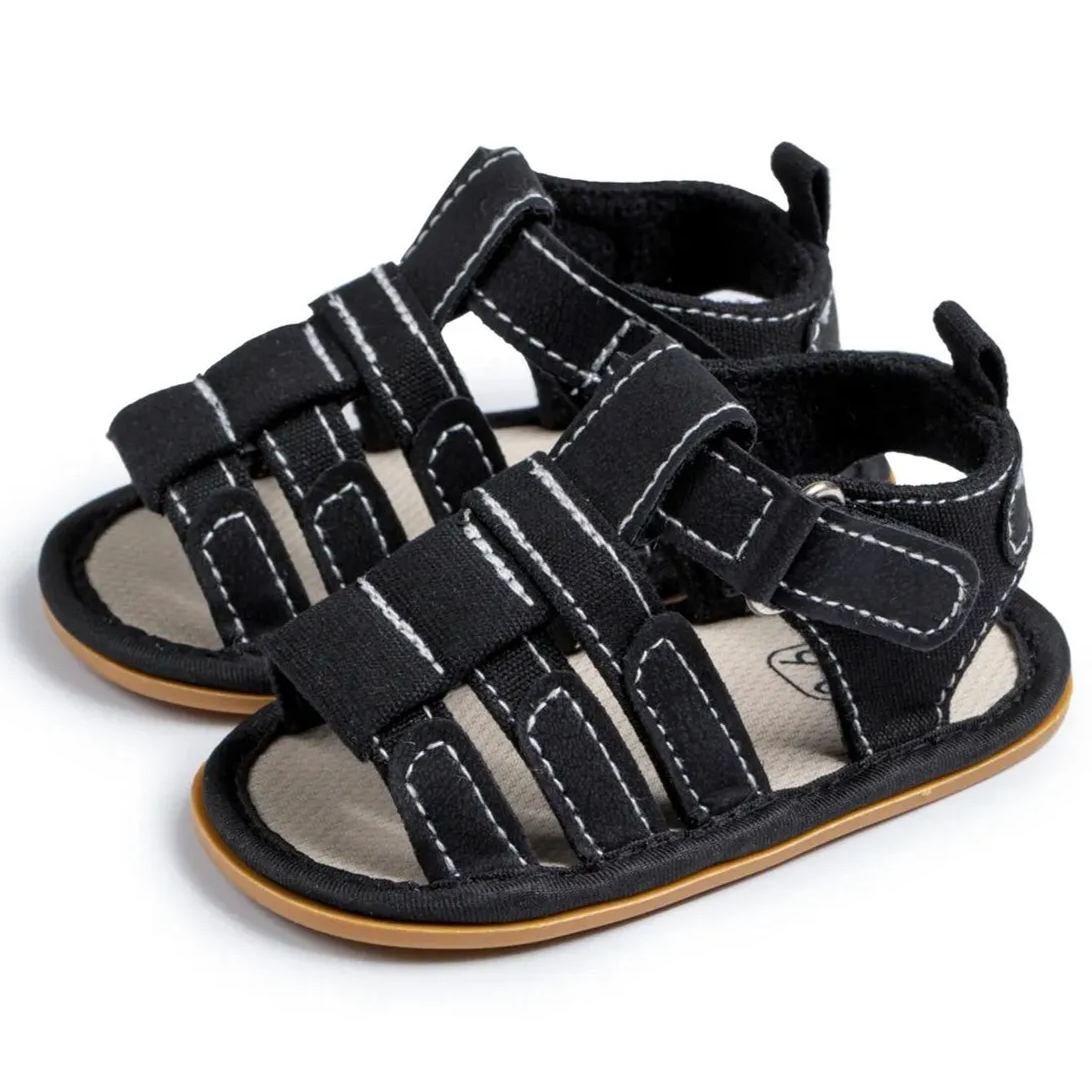 Wholesale Infant Summer Canvas Baby Boy Sandals Wholesale-JZ Baby