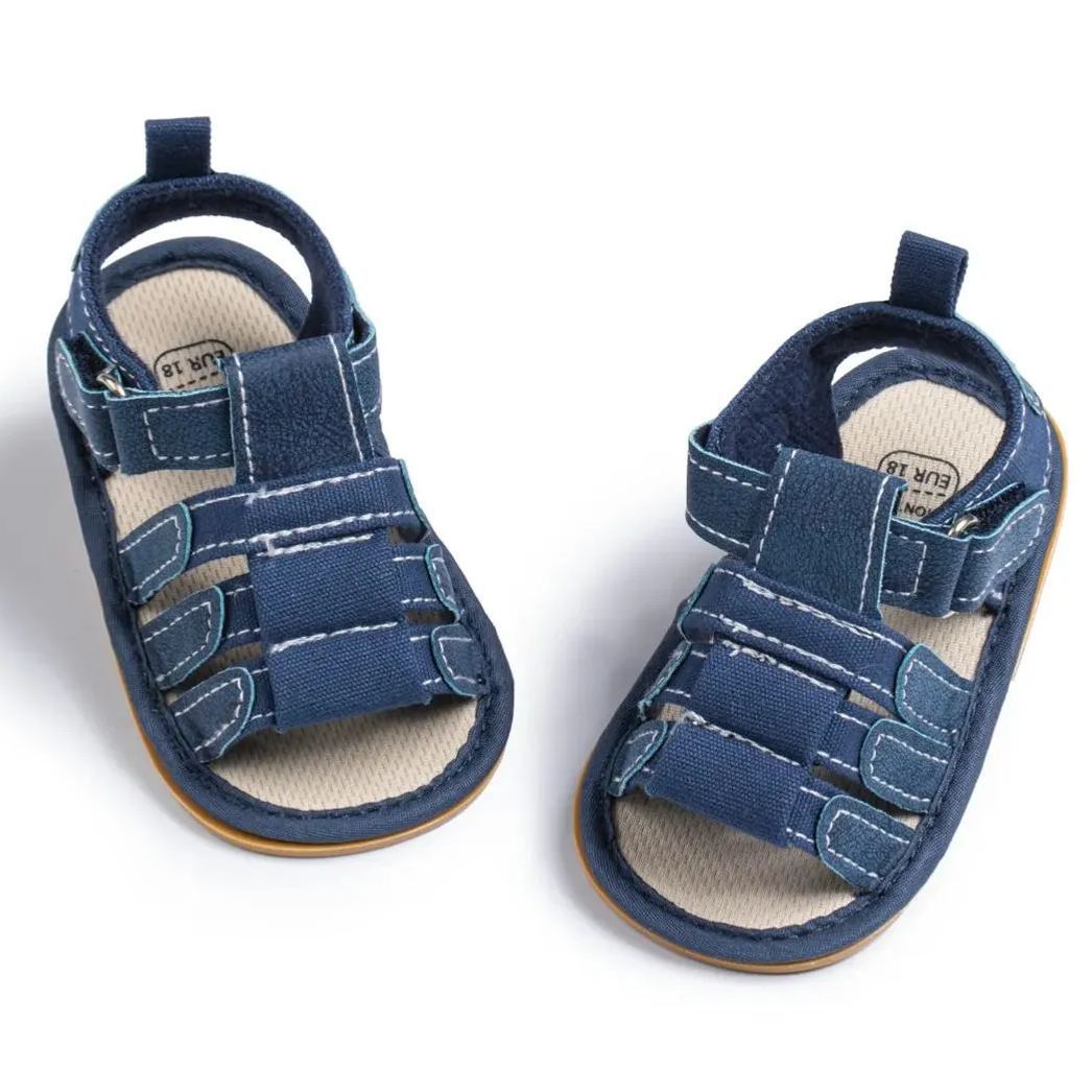Wholesale Infant Summer Canvas Baby Boy Sandals Wholesale-JZ Baby