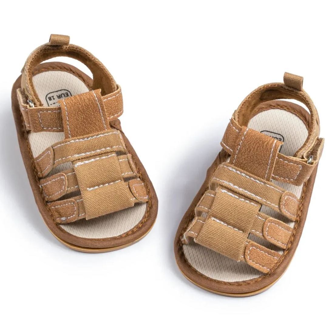 Wholesale Infant Summer Canvas Baby Boy Sandals Wholesale-JZ Baby