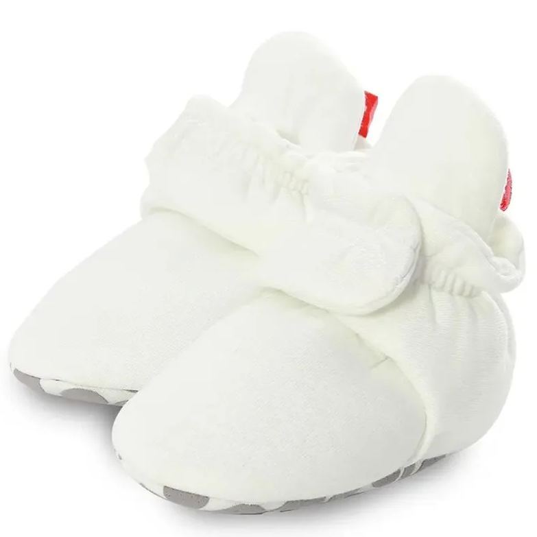 Warm Cotton Fabric Stars Print 0-18 Month Baby Booties Wholesale-JZ Baby