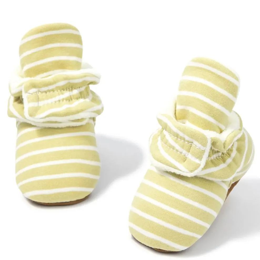 OEM | Warm Cotton Fabric Stars Print 0-18 Month Baby Booties-JZ Baby