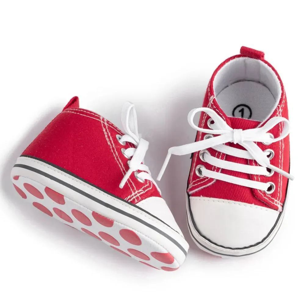 OEM | Indoor Infant Canvas Soft Sole Anti-Slip Baby Boy Sneaker-JZ Baby