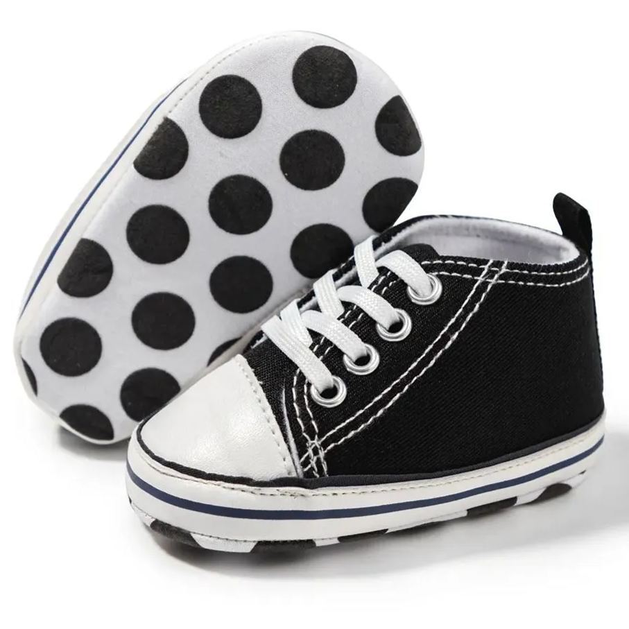 OEM | Indoor Infant Canvas Soft Sole Anti-Slip Baby Boy Sneaker-JZ Baby