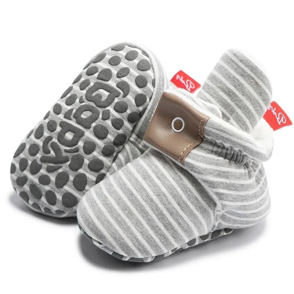 MOQ 12 Anti-Bacterial Warm Soft Breathable Baby Booties Wholesale-JZ Baby
