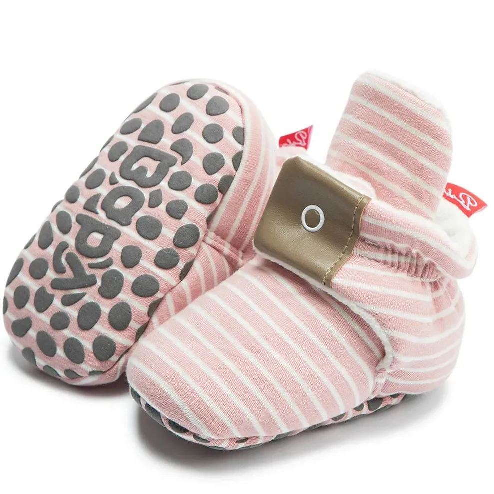 MOQ 12 Anti-Bacterial Warm Soft Breathable Baby Booties Wholesale-JZ Baby