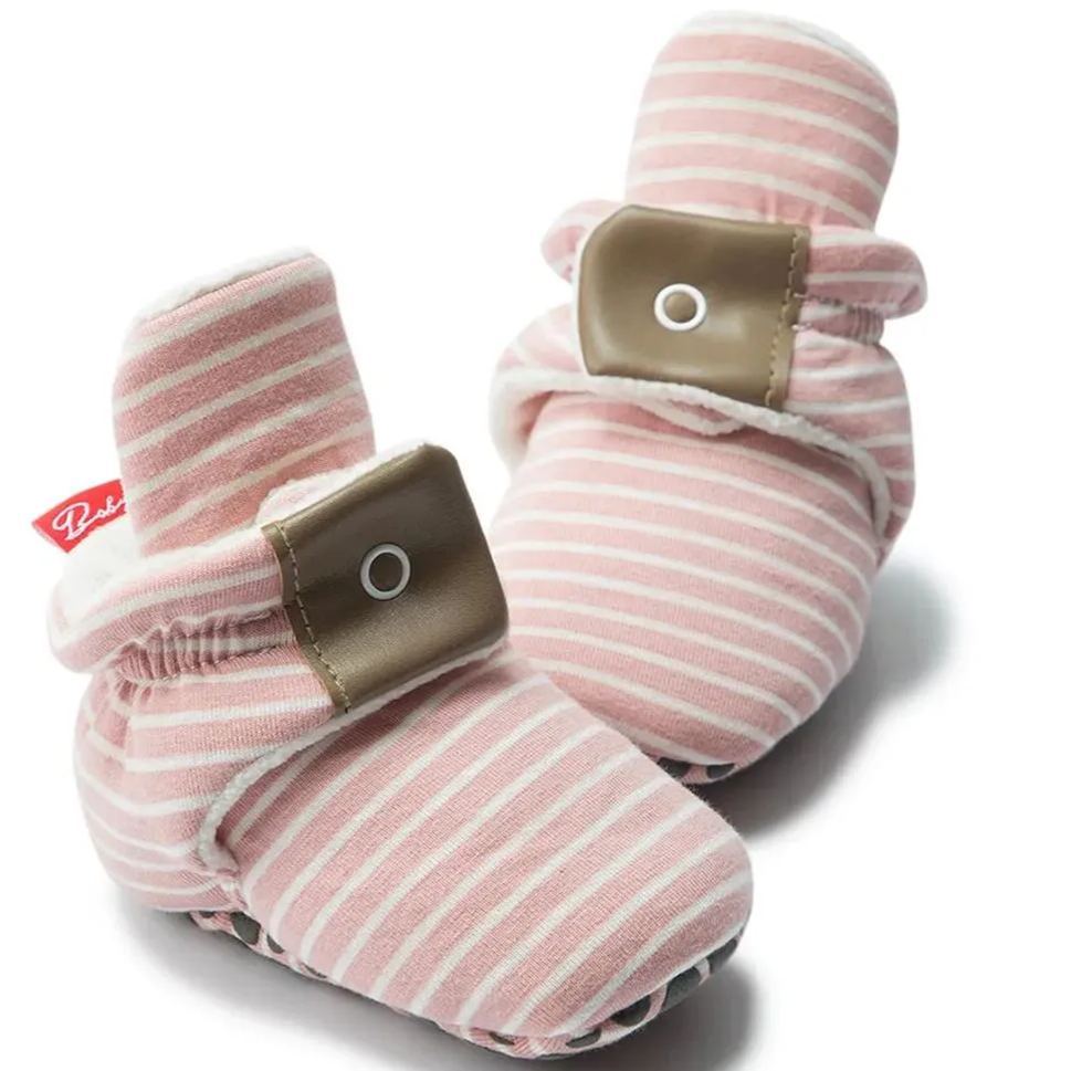 MOQ 12 Anti-Bacterial Warm Soft Breathable Baby Booties Wholesale-JZ Baby