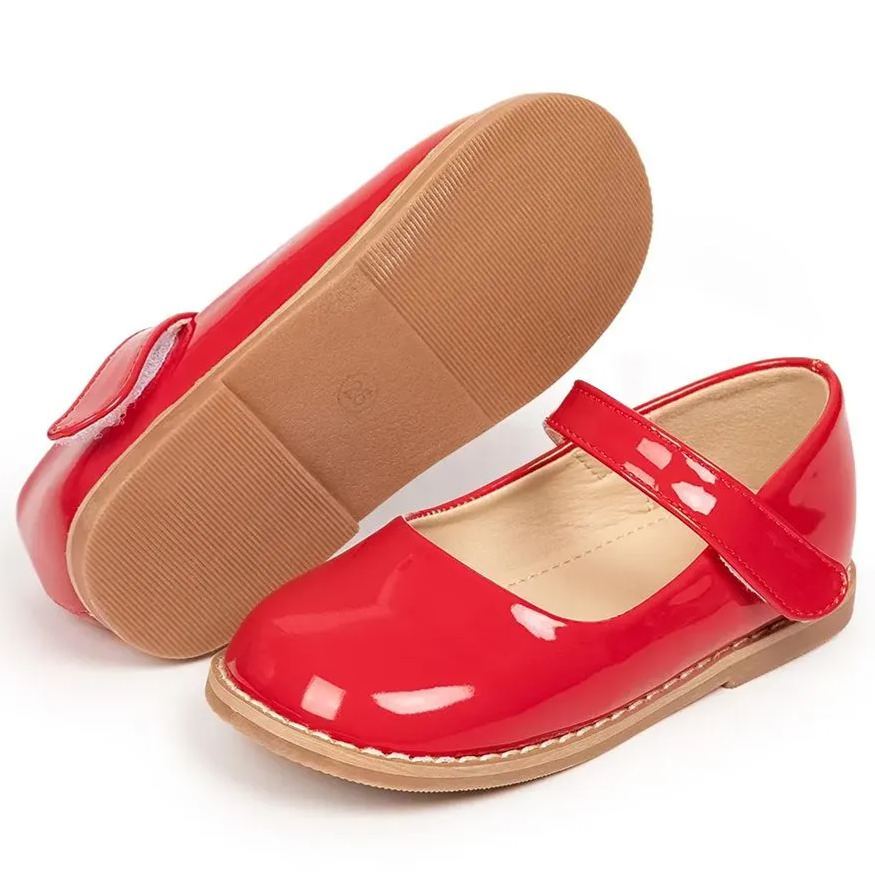 Classic Ballerina Flats Mary Jane Kids Dress Shoes Wholesale-JZ Baby