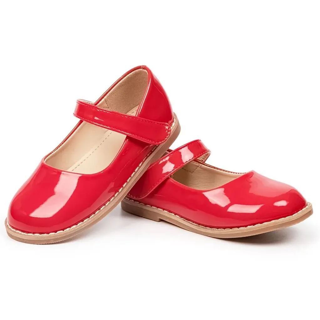 Classic Ballerina Flats Mary Jane Kids Dress Shoes Wholesale-JZ Baby