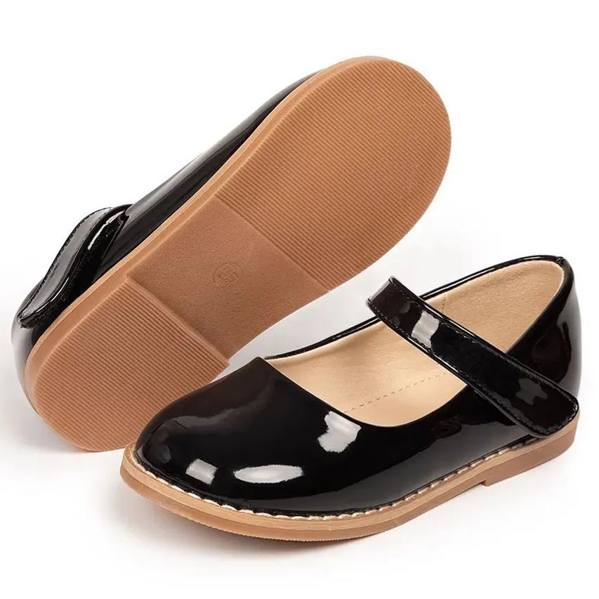 Classic Ballerina Flats Mary Jane Kids Dress Shoes Wholesale-JZ Baby