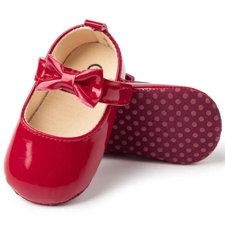 Summer PU Leather Bow-knot Girl Baby Dress Shoes Wholesale-JZ Baby