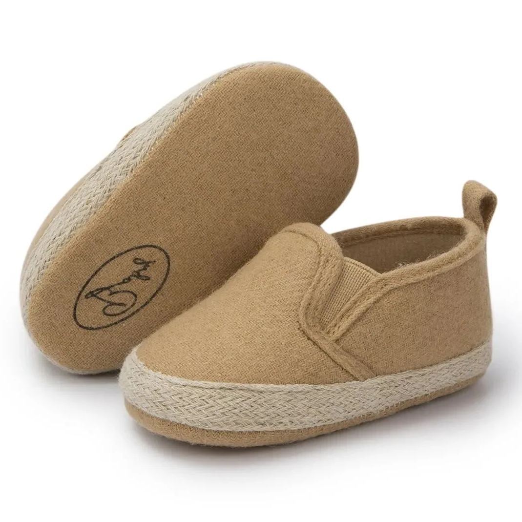Woven Fabric Anti-slip Toddler Baby Walking Shoes Baby Shoes Wholesale-JZ Baby