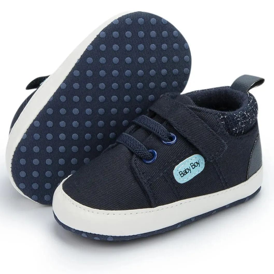 Customization Soft Sole Canvas Baby Walking Shoes Wholesale-JZ Baby