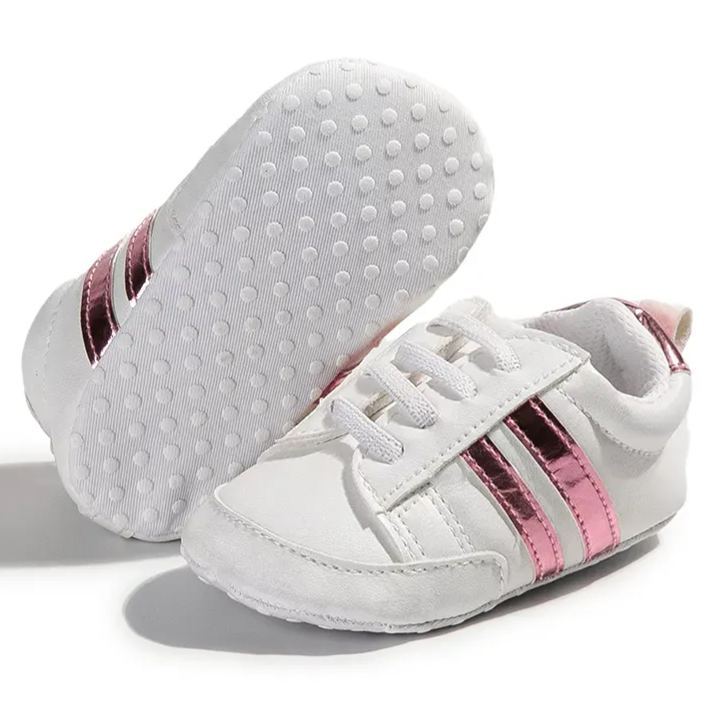 Non-slip Belt Striped Cool Baby Sneakers Wholesale-JZ Baby