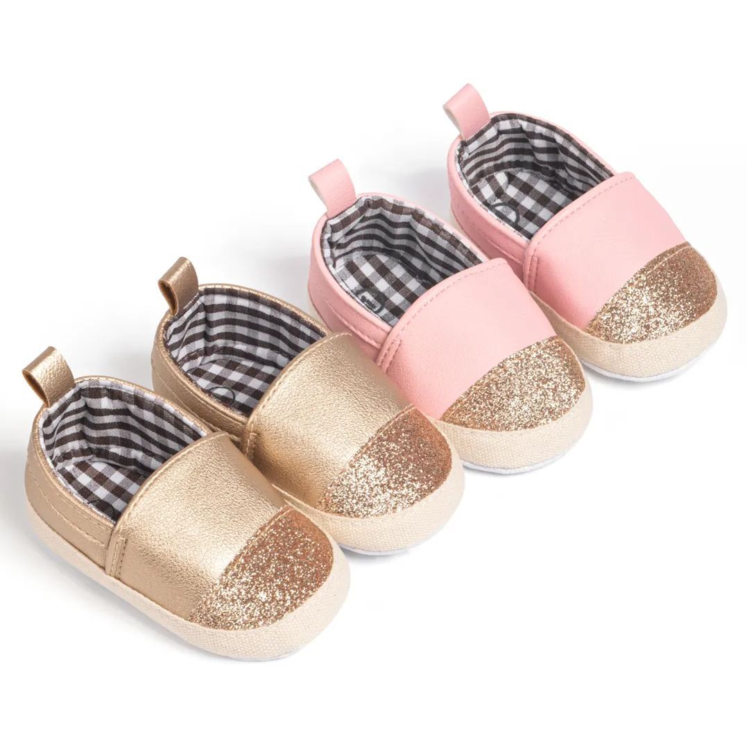 PU Upper Cotton Sole Baby Dress Shoes Wholesale-JZ Baby