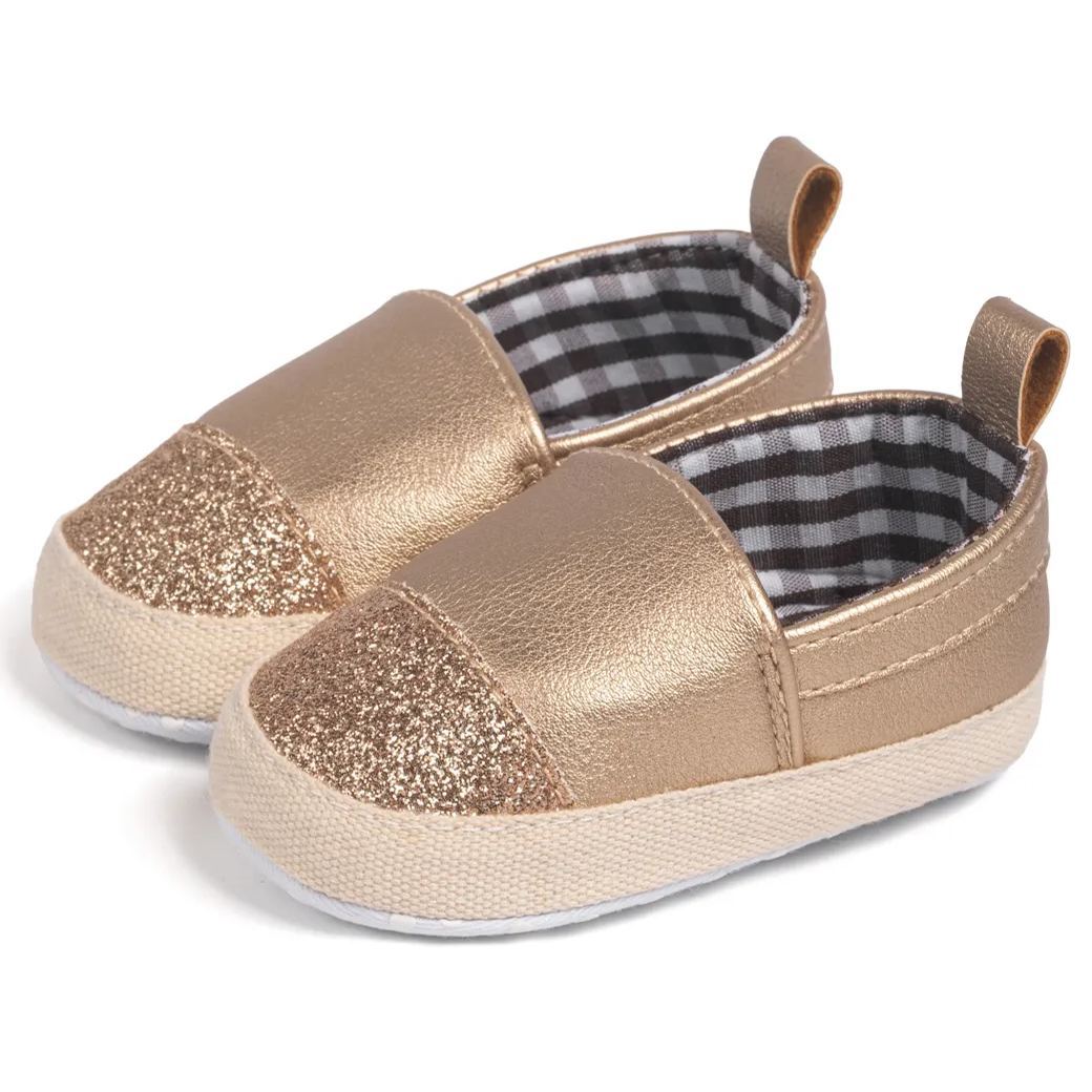 PU Upper Cotton Sole Baby Dress Shoes Wholesale-JZ Baby