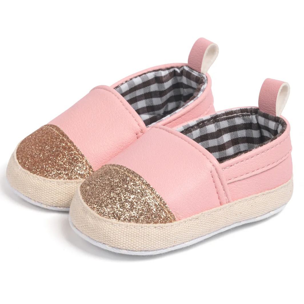 PU Upper Cotton Sole Baby Dress Shoes Wholesale-JZ Baby