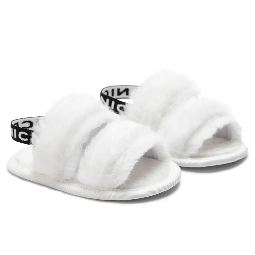 In-Stock Plush Cotton Sole Indoor Baby Slippers Wholesale-JZ Baby