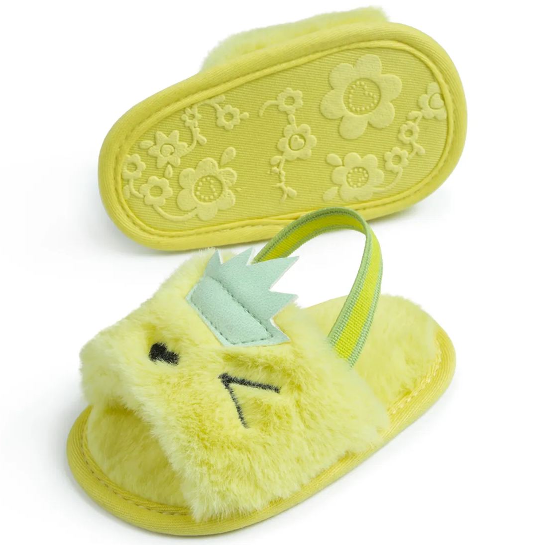 Fluffy Plush Indoor Baby Sandals Slippers Wholesale-JZ Baby