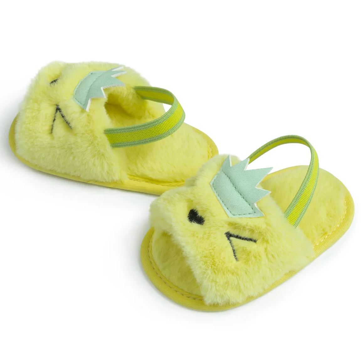 Fluffy Plush Indoor Baby Sandals Slippers Wholesale-JZ Baby
