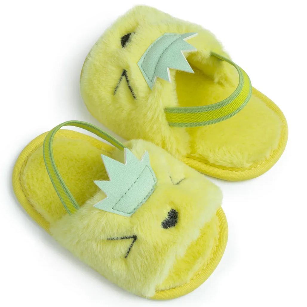 Fluffy Plush Indoor Baby Sandals Slippers Wholesale-JZ Baby