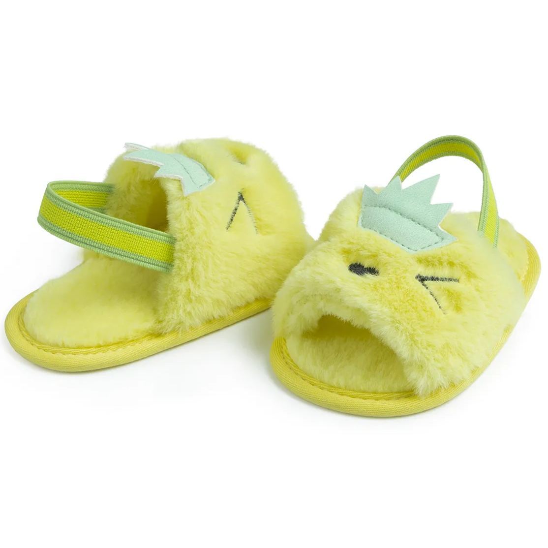 Fluffy Plush Indoor Baby Sandals Slippers Wholesale-JZ Baby