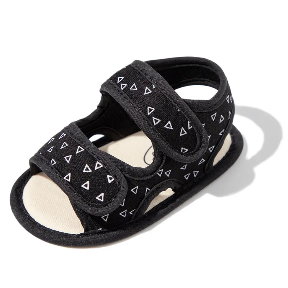 Pure Color Velcro Unisex Baby Summer Infant Sandals Wholesale-JZ Baby