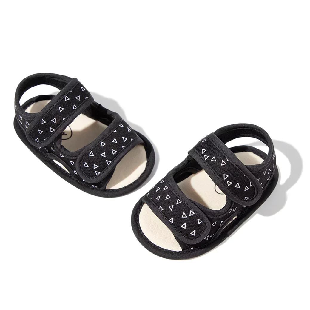 Pure Color Velcro Unisex Baby Summer Infant Sandals Wholesale-JZ Baby