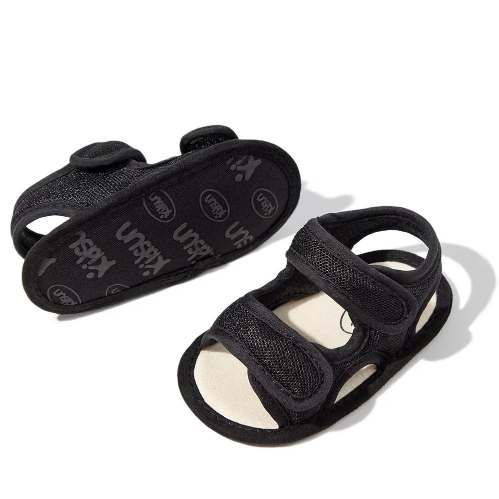 Pure Color Velcro Unisex Baby Summer Infant Sandals Wholesale-JZ Baby