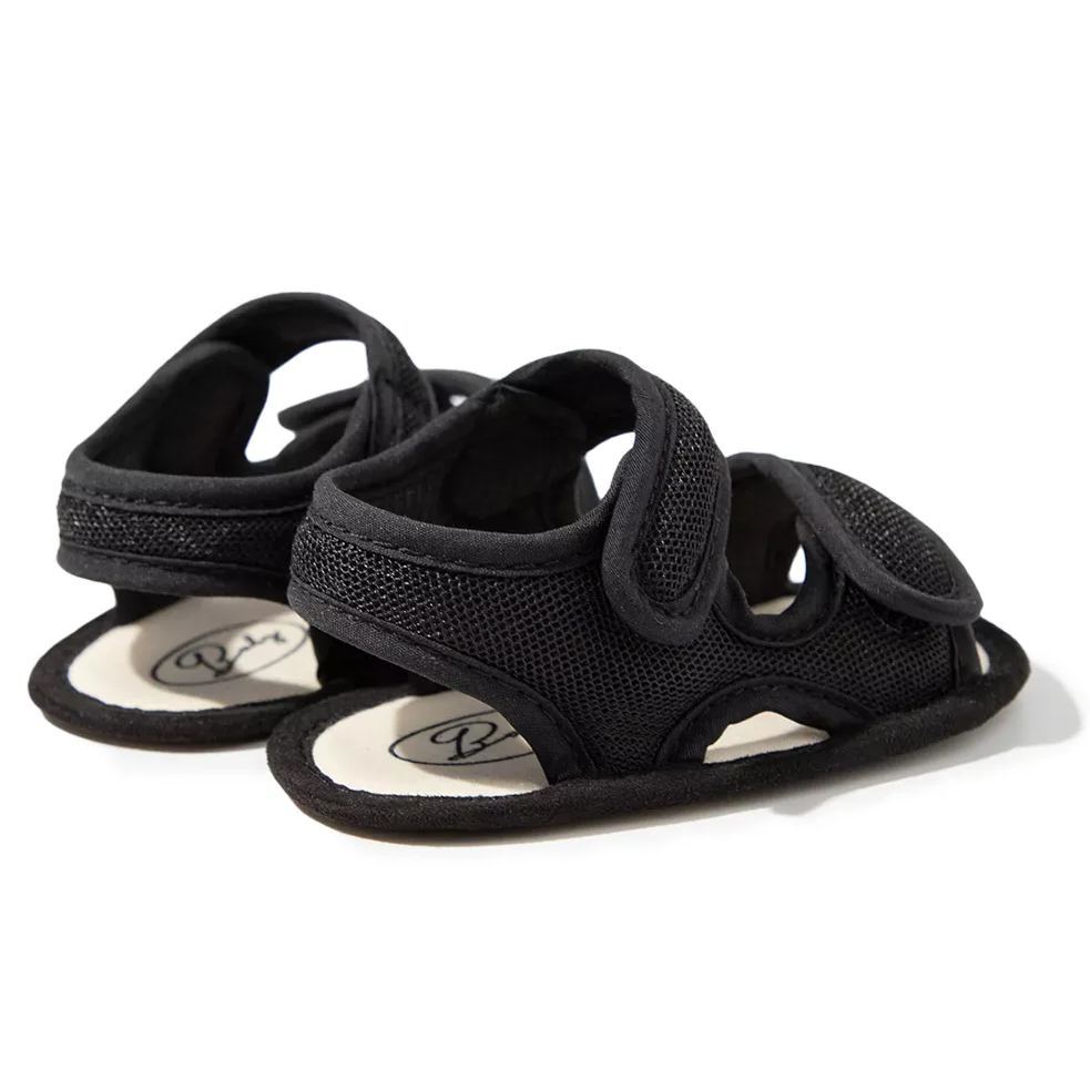 Pure Color Velcro Unisex Baby Summer Infant Sandals Wholesale-JZ Baby