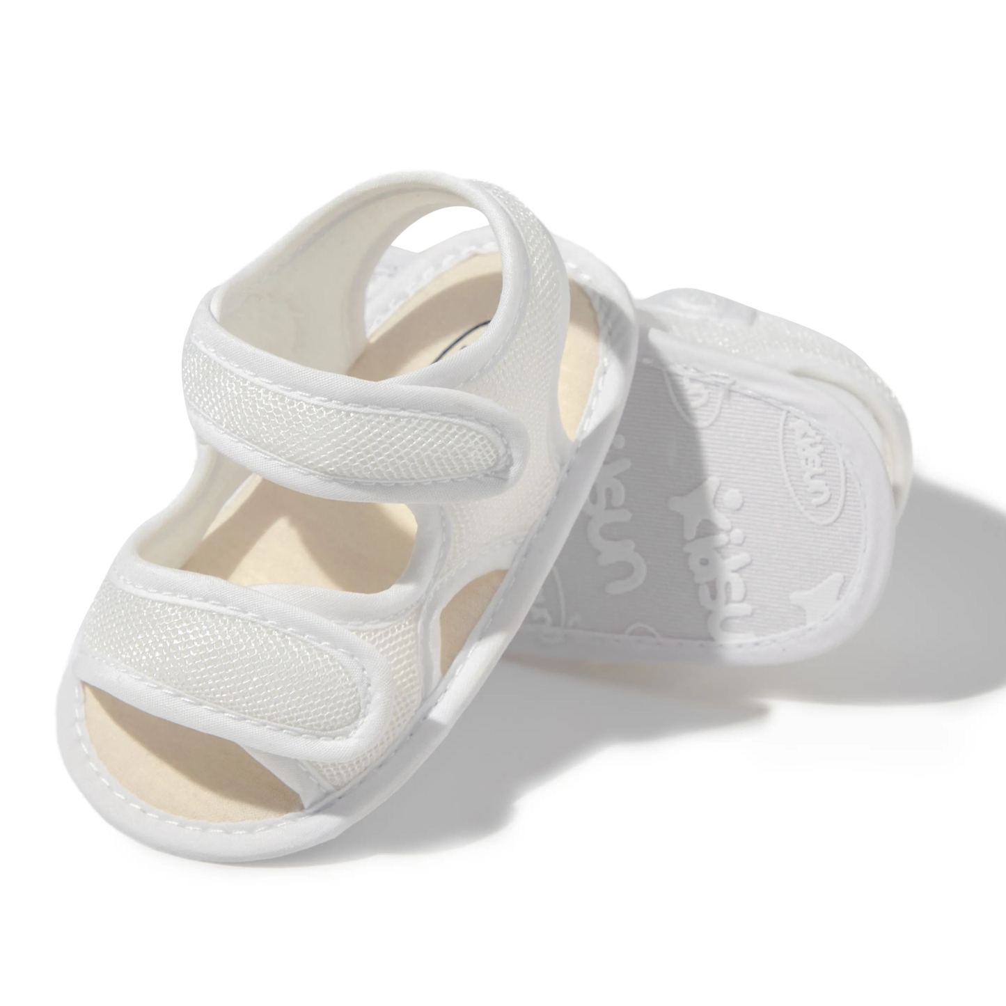 Pure Color Velcro Unisex Baby Summer Infant Sandals Wholesale-JZ Baby