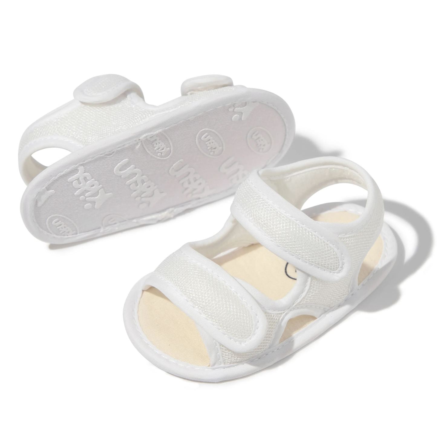 Pure Color Velcro Unisex Baby Summer Infant Sandals Wholesale-JZ Baby