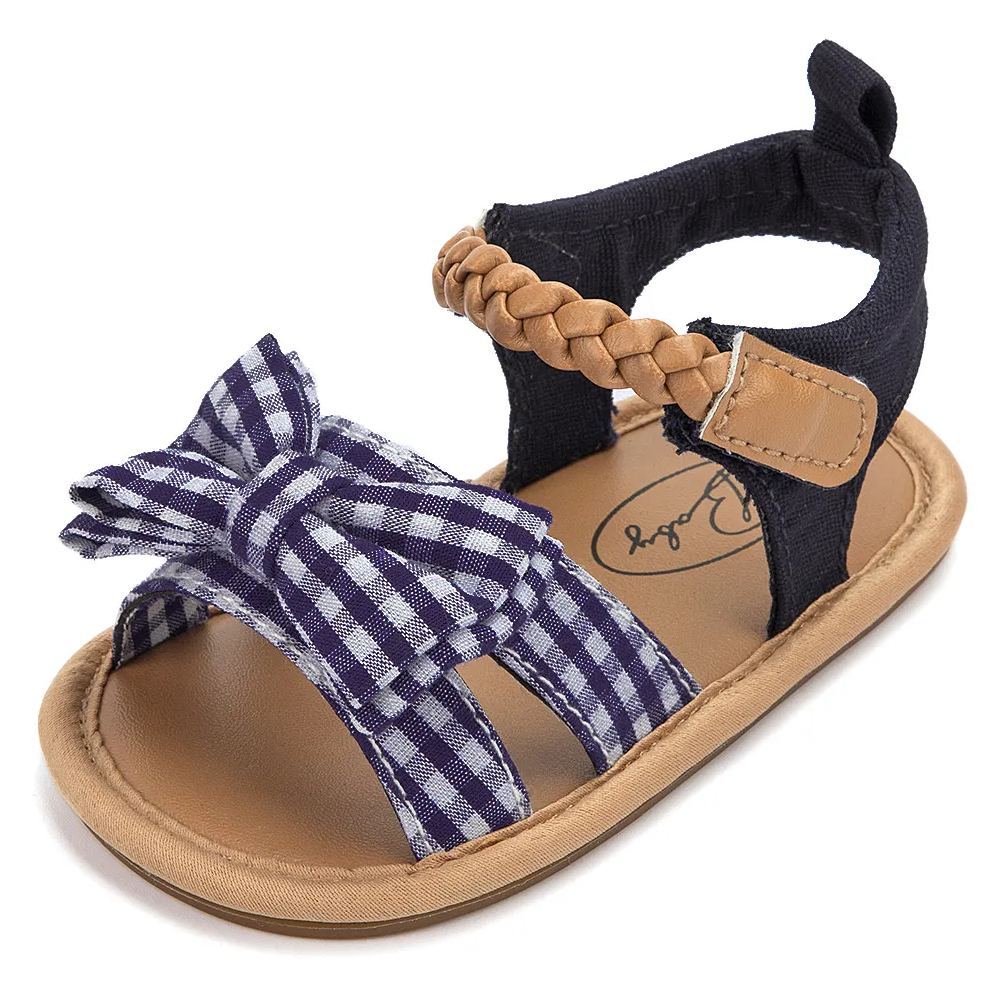 Bow-knot Anti-Slip Rubber Sole Baby Sandals Girl Wholesale-JZ Baby