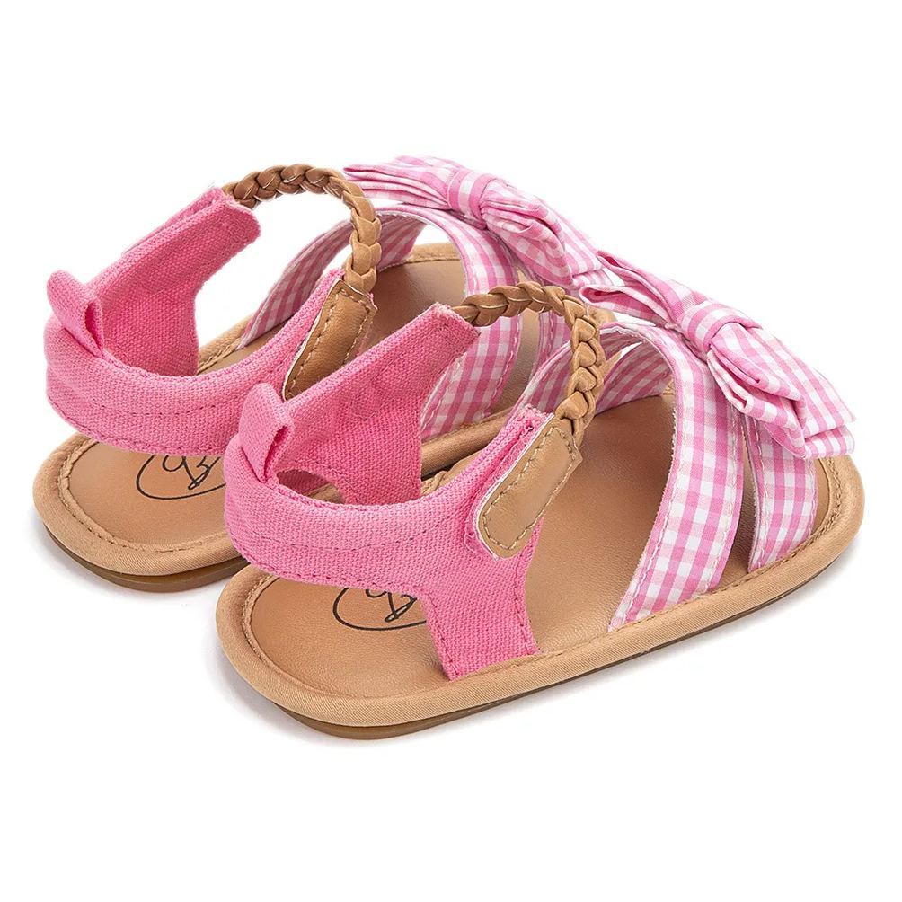 Bow-knot Anti-Slip Rubber Sole Baby Sandals Girl Wholesale-JZ Baby