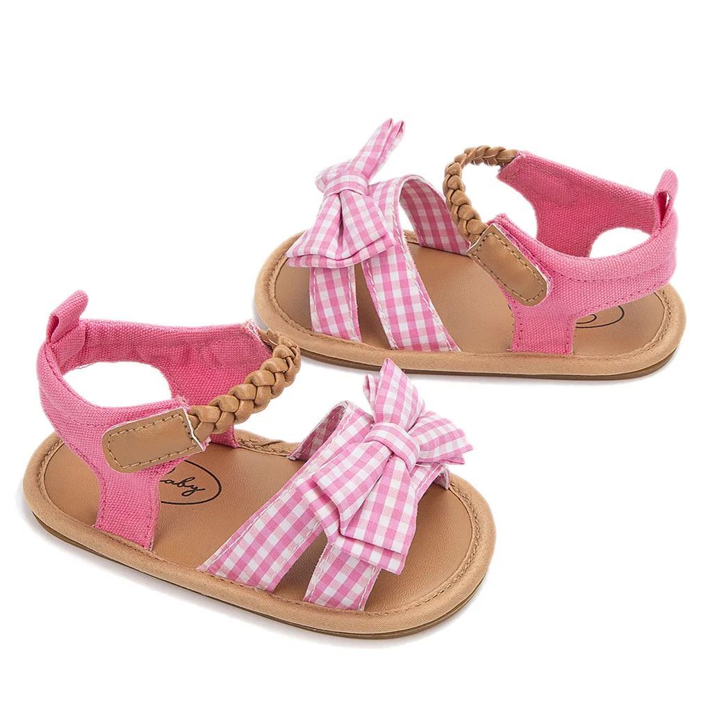 Bow-knot Anti-Slip Rubber Sole Baby Sandals Girl Wholesale-JZ Baby