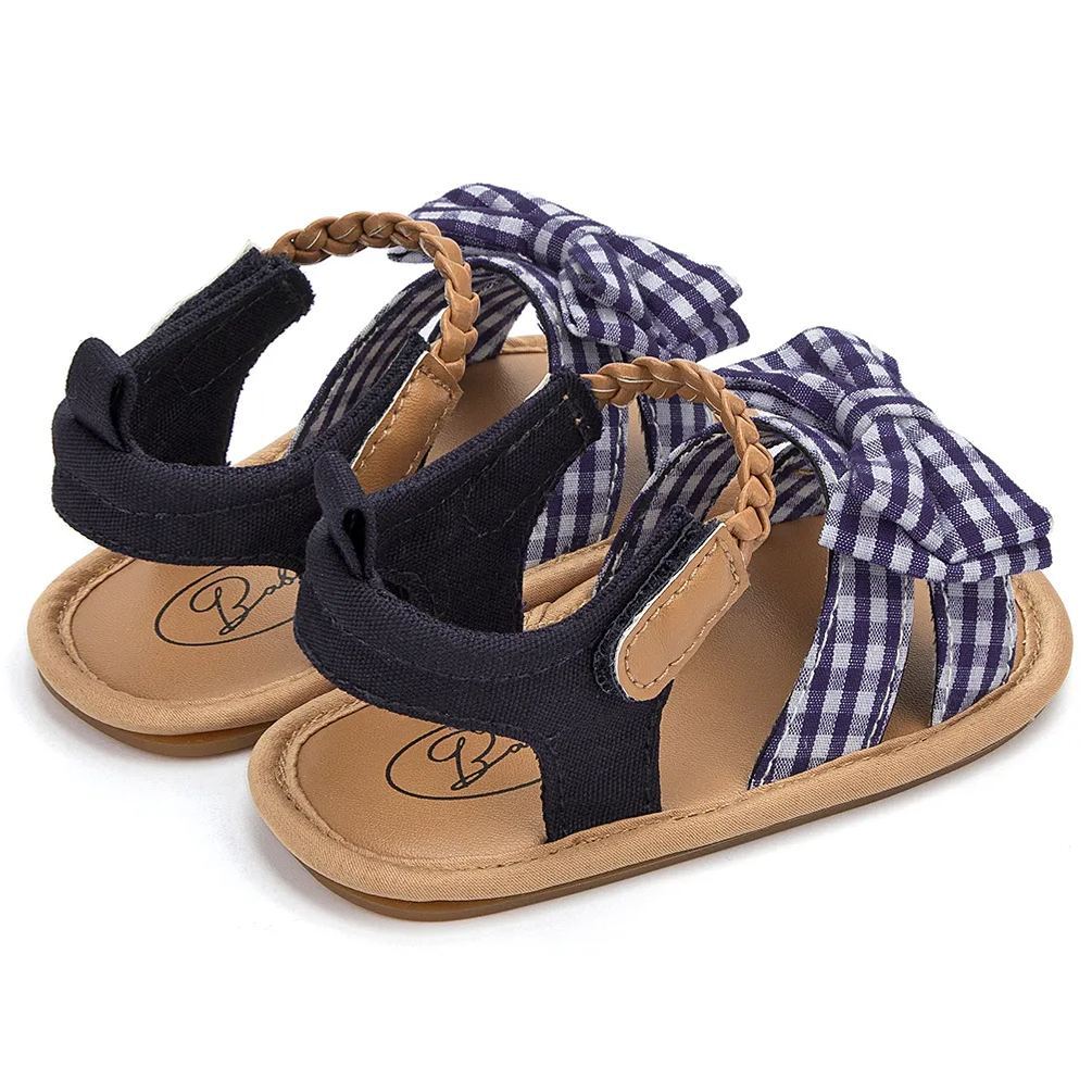 Bow-knot Anti-Slip Rubber Sole Baby Sandals Girl Wholesale-JZ Baby