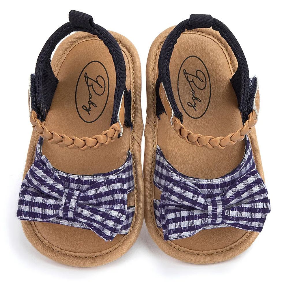 Bow-knot Anti-Slip Rubber Sole Baby Sandals Girl Wholesale-JZ Baby