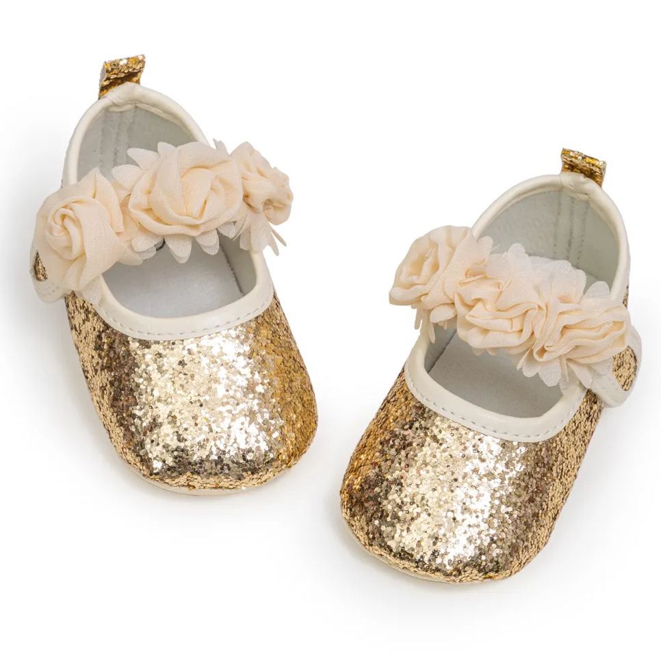 Glitter Birthday Toddler Girl Dress Shoes Wholesale-JZ Baby