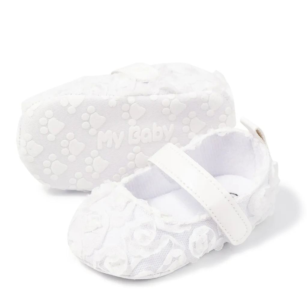 Gauze Velcro Easy to Wear Baby Dress Shoes Wholesale-JZ Baby