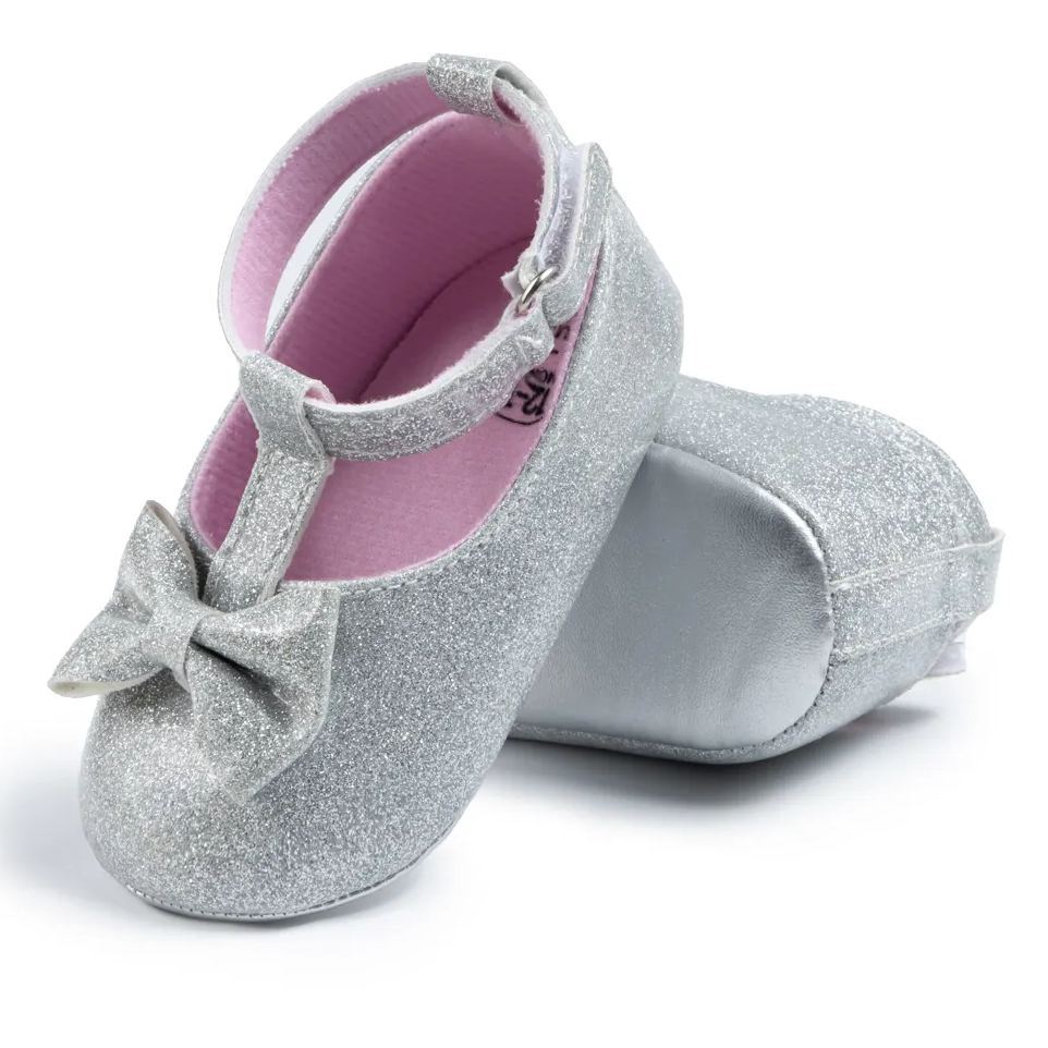 Ballet Style PU Glitter Baby Dress Shoes Wholesale-JZ Baby