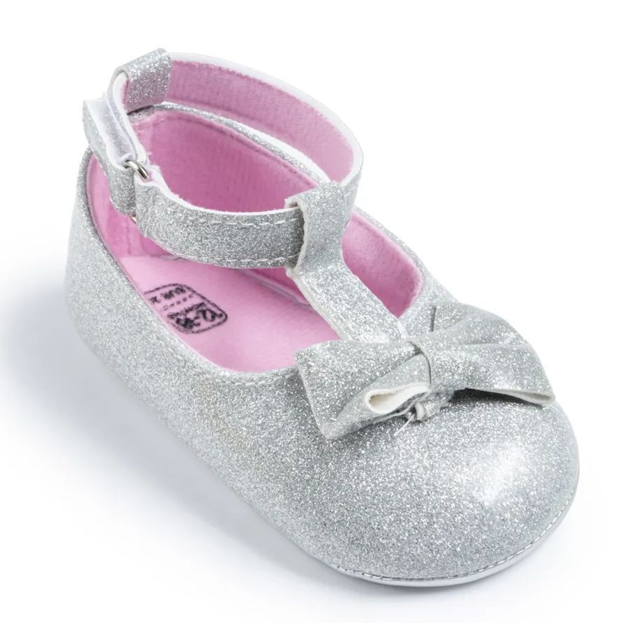 Ballet Style PU Glitter Baby Dress Shoes Wholesale-JZ Baby