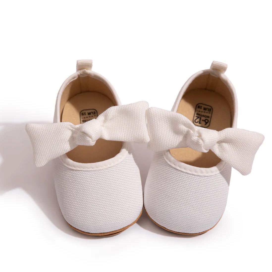 Cotton Fabric Bow-Knot Baby Dress Shoes Wholesale-JZ Baby