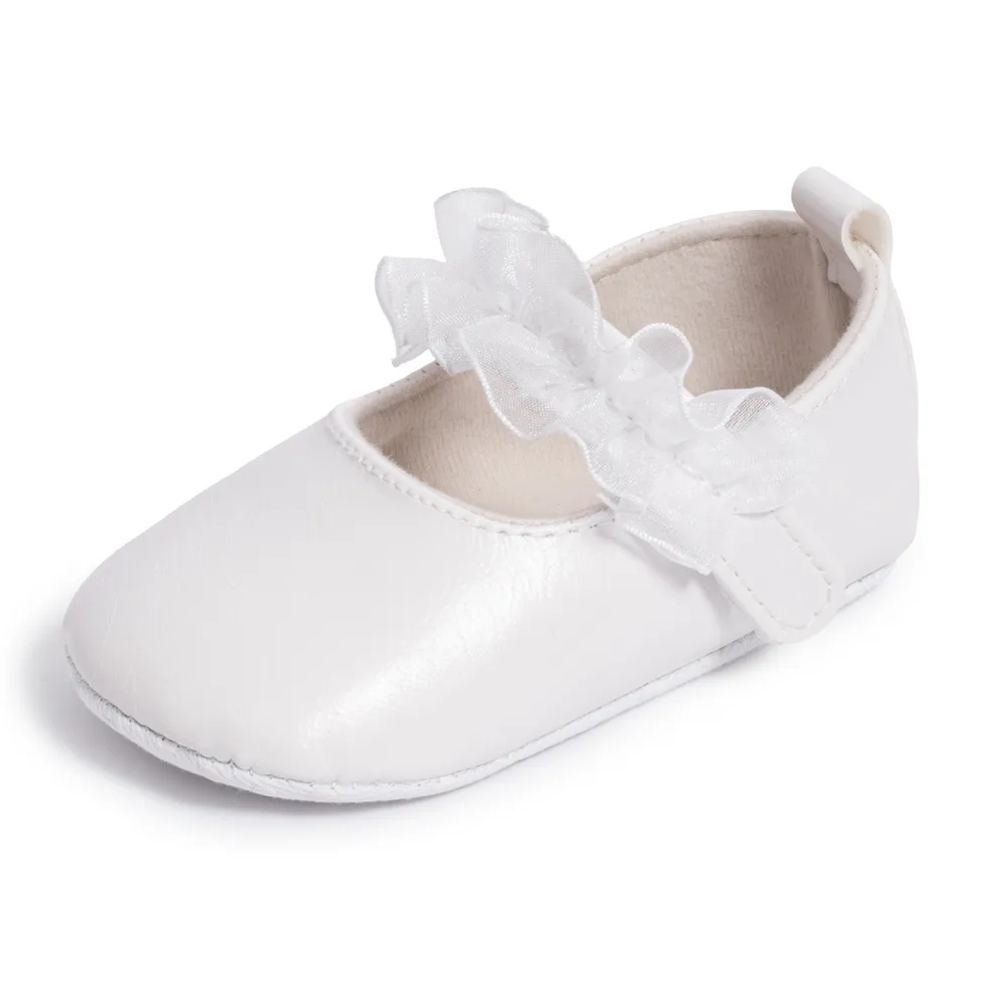 Lace PU Upper Cotton Soft Sole Baby Dress Shoes Wholesale-JZ Baby