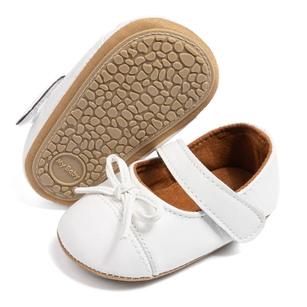 Little Fair Lady PU Upper Toddler Dress Shoes Wholesale-JZ Baby